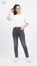 Grey Denim Skinny Jeans | P05945