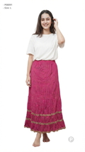 Pink Plain Skirt | P08091