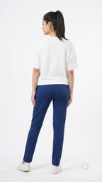 Blue Hosiery Straight Lower | P08231