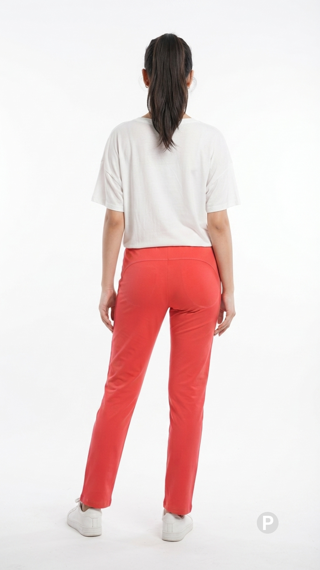 Light Red Hosiery Straight Lower | P08233