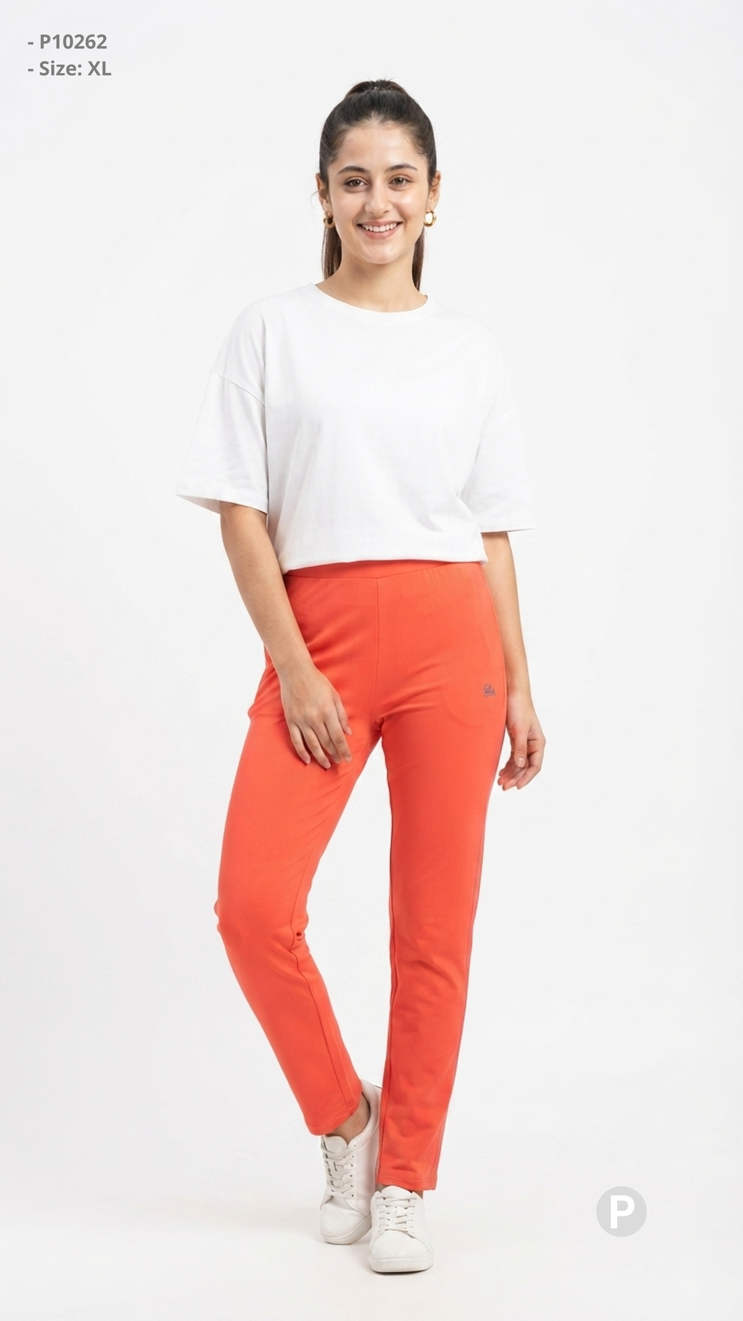Orange Hosiery Straight Lower | P10262