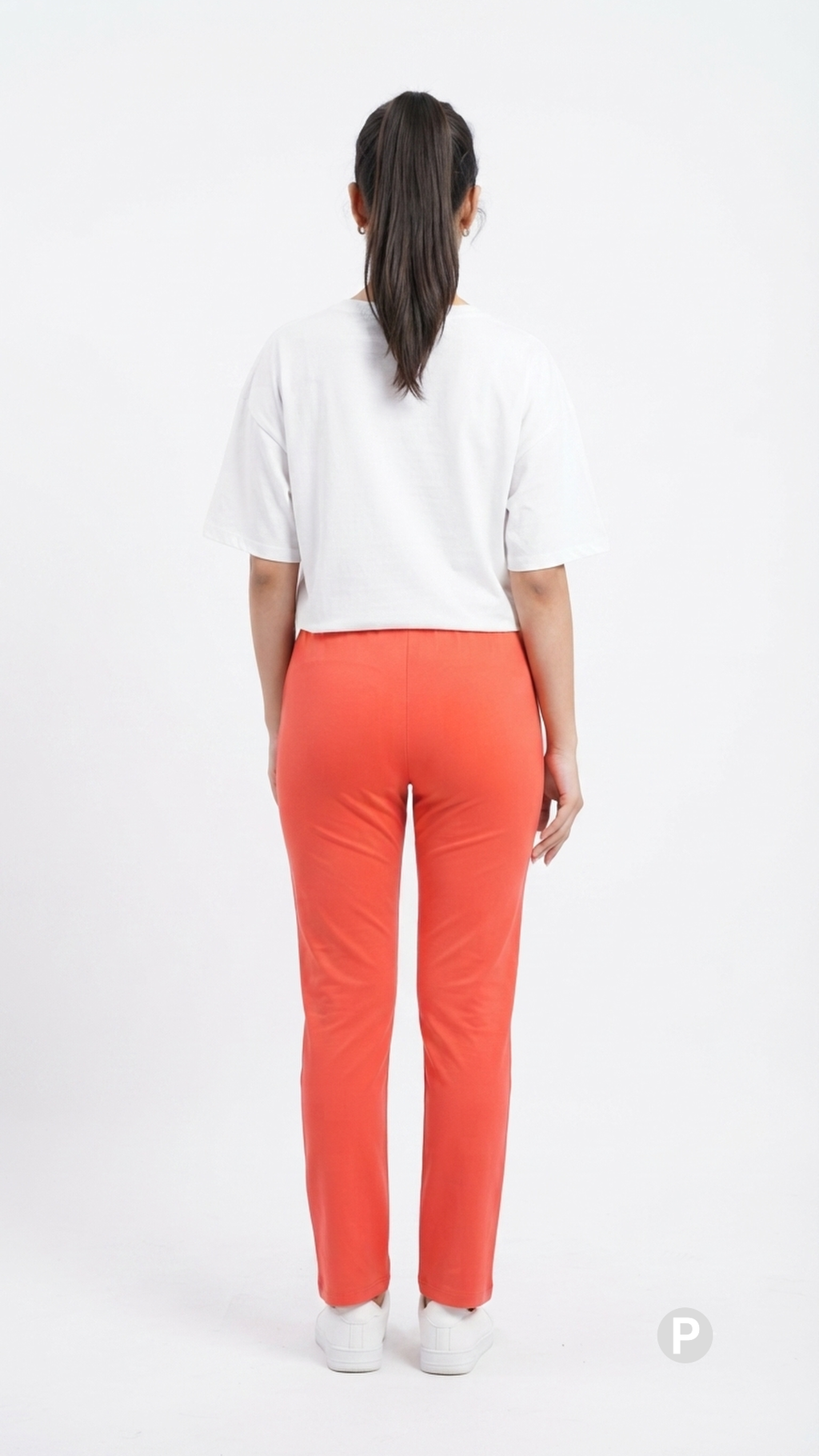 Orange Hosiery Straight Lower | P10262