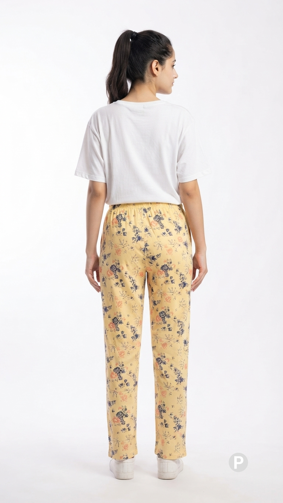 Light Yellow Hosiery Straight Lower | P16782