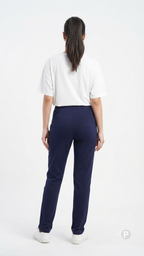 Navy Blue Hosiery Straight Lower | P20729