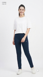 Navy Blue Hosiery Straight Lower | P20906