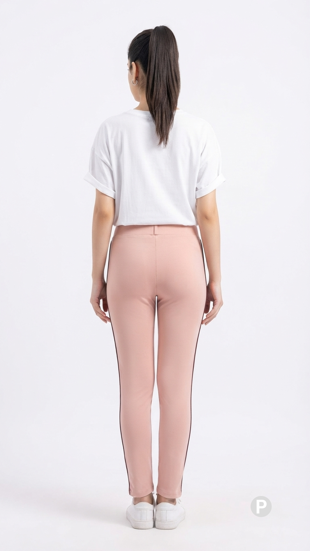 Pink Hosiery Straight Lower | P20907