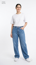 Blue Denim Loose Jeans | P26835