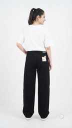 Black Denim Baggy Jeans | P32422