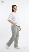 Grey Denim Baggy Jeans | P39624