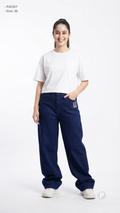 Navy Blue Denim Baggy Jeans | P45357