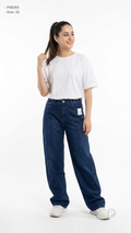 Dark Blue Denim Baggy Jeans | P48293