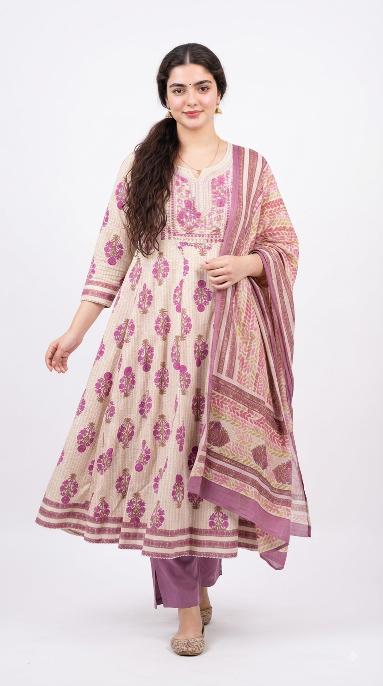 Frock Kurti Set