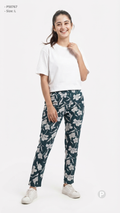 Dark Green Cotton Straight Lower | P50767