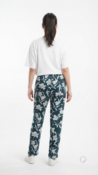 Dark Green Cotton Straight Lower | P50768