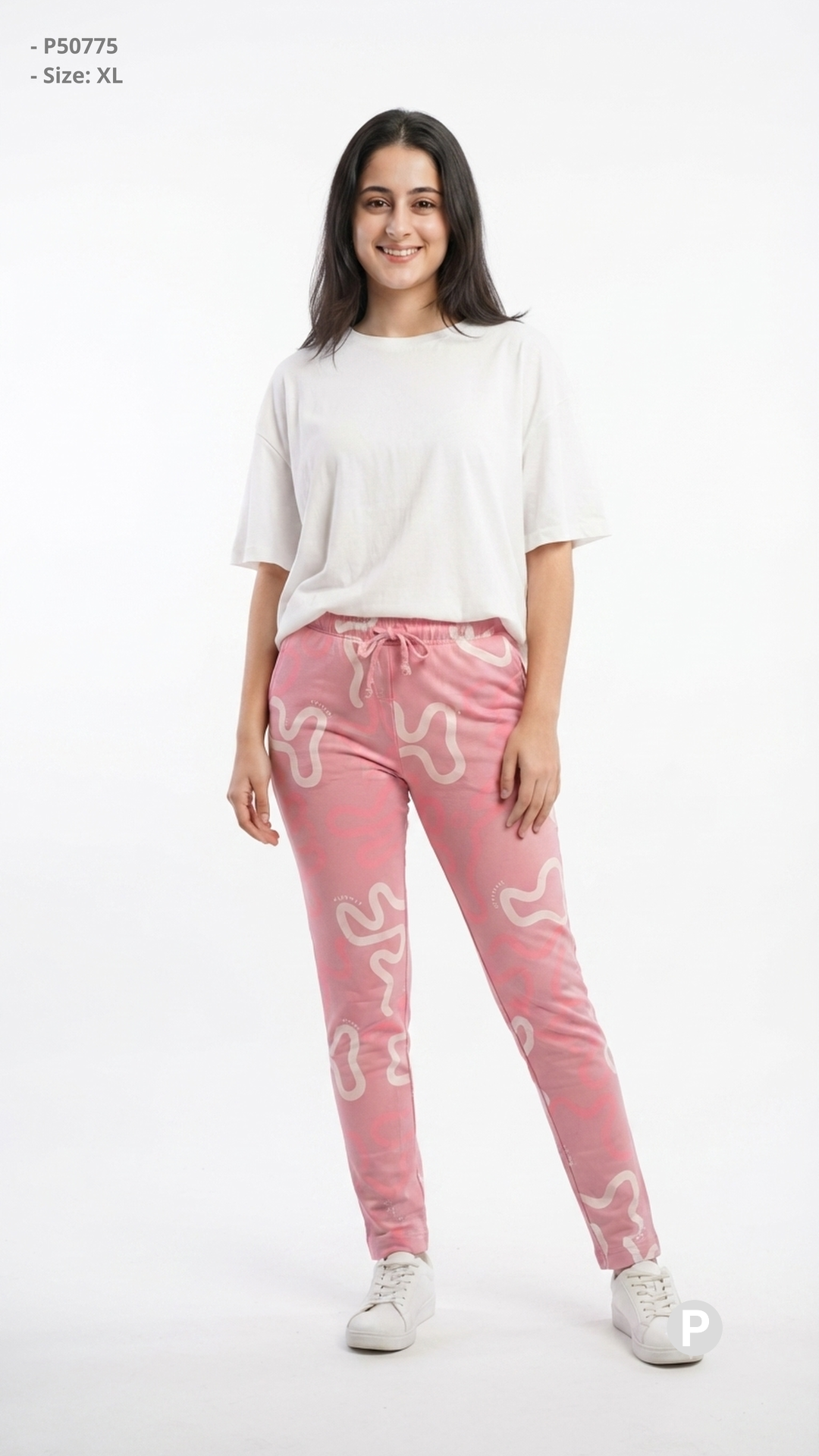 Pink Hosiery Straight Lower | P50775