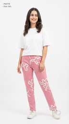 Pink Hosiery Straight Lower | P50778