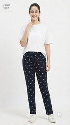 Navy Blue Hosiery Straight Lower | P51895