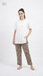 Brown Rayon Straight Trouser | P54514