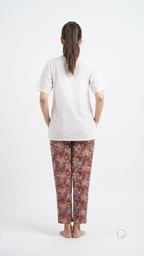 Maroon Rayon Straight Trouser | P54520