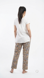 Brown Rayon Straight Trouser | P54520