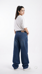 Blue Denim Baggy Jeans | P55462