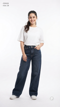 Dark Blue Denim Loose Jeans | P55529