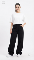 Black Denim Baggy Jeans | P55535