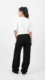 Black Denim Baggy Jeans | P55535